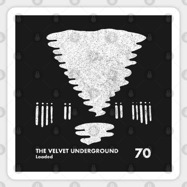 Velvet Underground / Loaded / Minimal Artwork Design Sticker by saudade